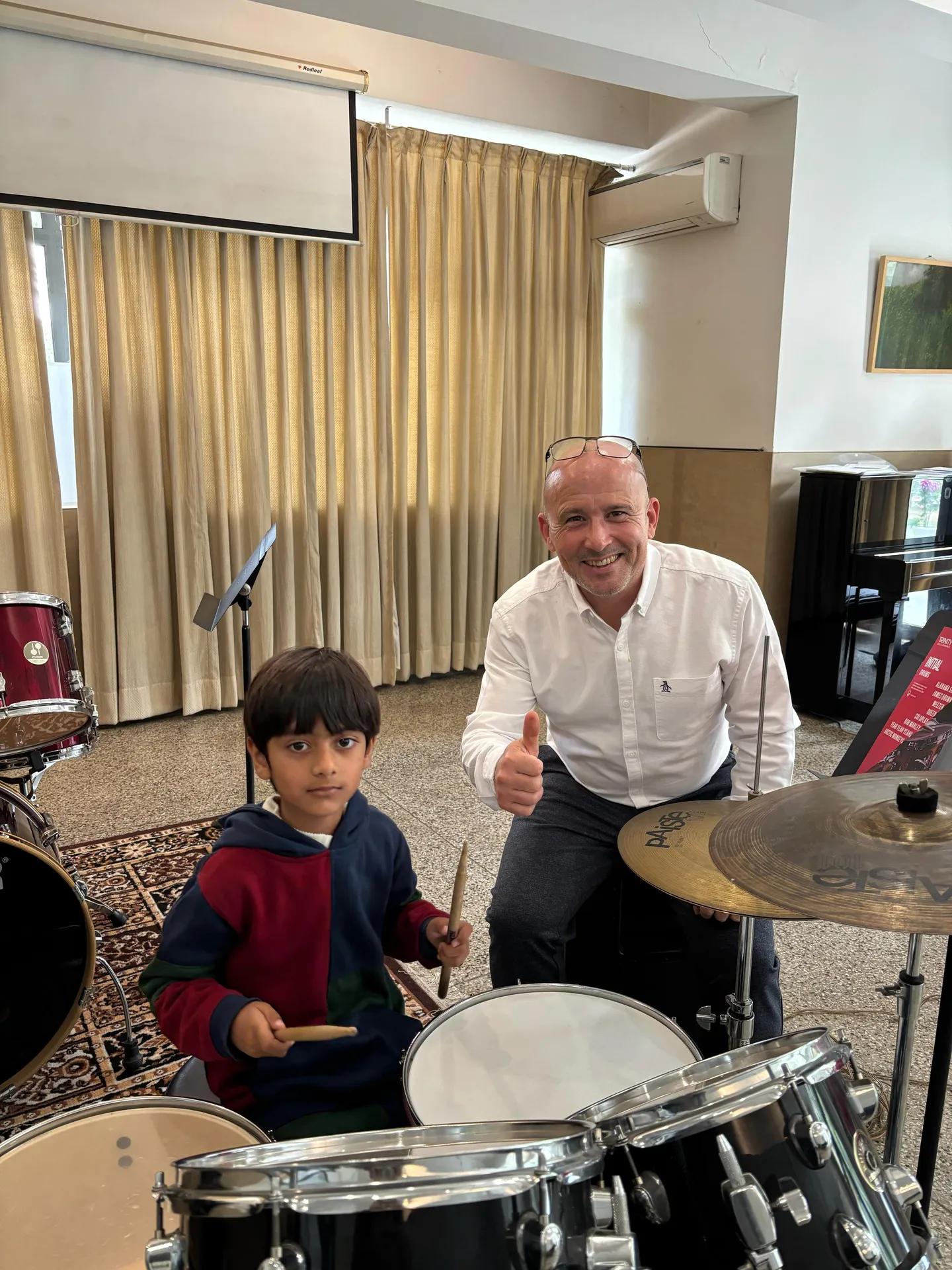 Classroom atmosphere at Brij School of Music